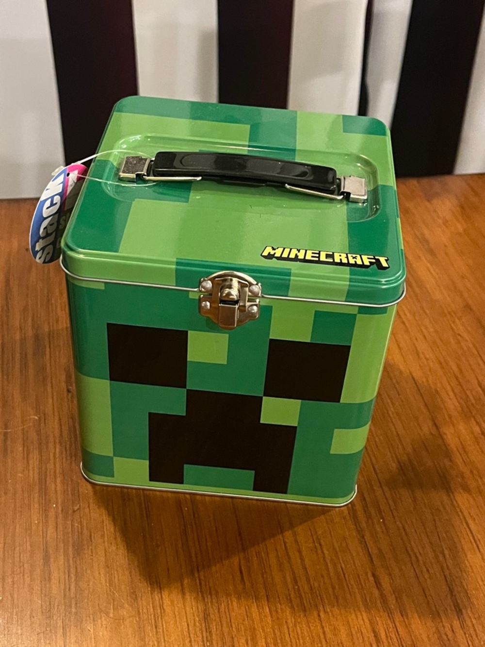 Minecraft Tin Storage Carry Box new Tin Box Co Licensed